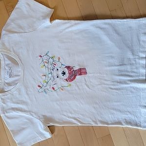 J Crew reindeer tee